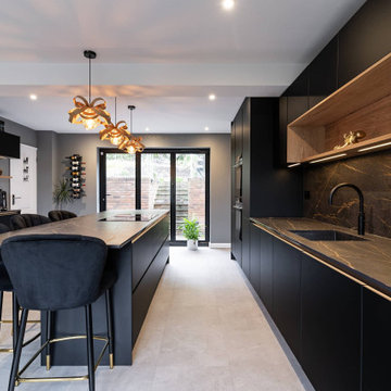 Black Nobilia Kitchen in Hughendon Valley