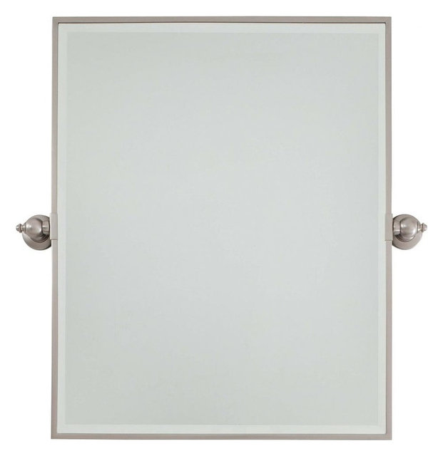 Minka Lavery Pivoting Mirror, Brushed Nickel Traditional Wall
