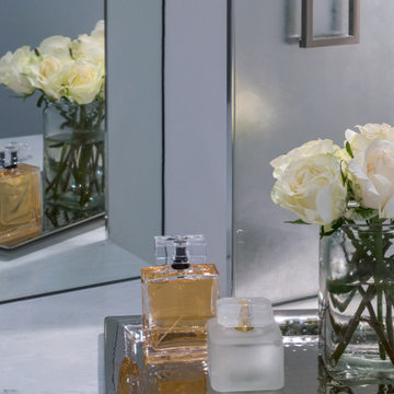 Chic High-Rise Primary Bathroom Makeover