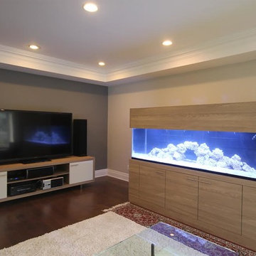 Media Room with Aquarium
