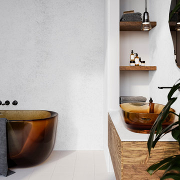 La Natura: Wedding Lily Bathroom