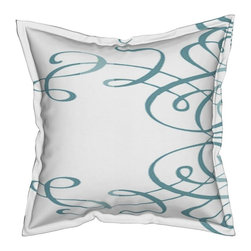 Flourish Throw Pillow - Decorative Pillows