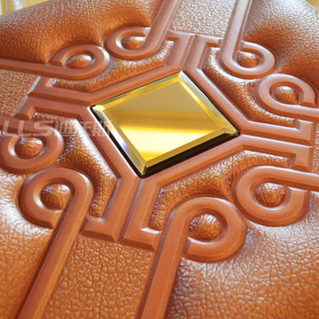 Gorgeous and luxurious 3D leather wall panel