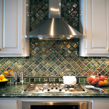 Iridescent Kitchen Backsplash