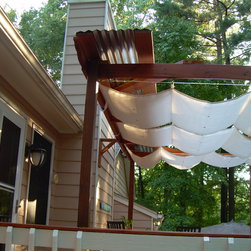 Retractable Wire Slide Pergola Cover - Outdoor Products