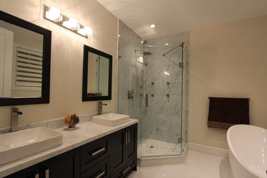 Example of a trendy bathroom design in Vancouver