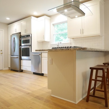 Contemporary Kitchen and Bathroom Remodel