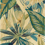 KAS - KAS Sparta 3154 Nassau Organic/Abstract Rug, Ivory/Teal, 7'9"x9'6" - The area rugs in the Sparta collection are an exclusive line of hand-tufted rugs featuring the antique-inspired look of vegetable-dye colors. These rugs are hand-tufted of 100% high-density fine wool. The combination of vivid colors, classic and trendy designs, and the antique finish, give the area rugs of the KS Sparta collection unique characteristics. Select the colors and design that compliments your home from a range of sizes in runners, round or rectangular.