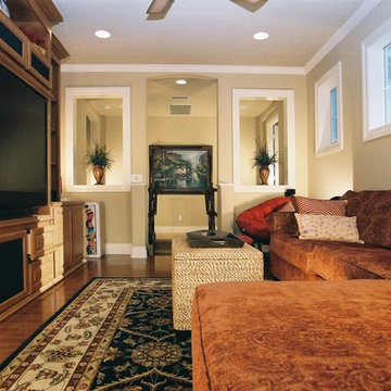 Open Loft Over Dining Room