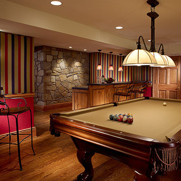 Home Bar, Billiards Table