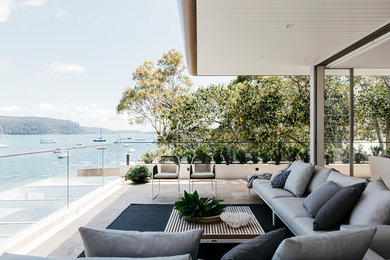 Inspiration for a contemporary patio remodel in Sydney