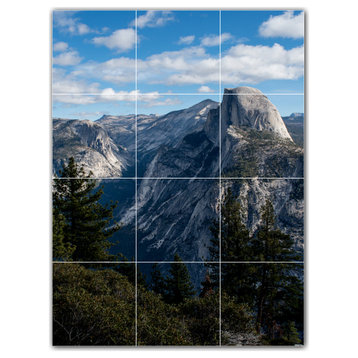 Mountains Ceramic Tile Wall Mural HZ500888-34S. 12.75" x 17"
