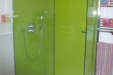 Back Painted Glass in Shower