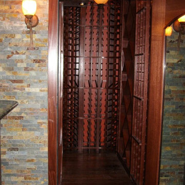 Mahogany wine racks