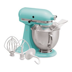 KitchenAid "Artisan" 5 Quart Tilt Head Stand Mixer, Aqua Sky - Mixers