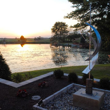 Franklin Indiana Pond-Side Paradise