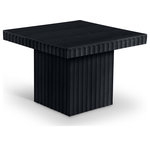 Meridian Furniture - Spencer Oak Veneer Coffee Table, Black, 15" H, 1 Piece - Indulge in the allure of the Black Oak Veneer Spencer Coffee Table by Meridian Furniture. Its captivating design and luxurious Black Oak Veneer elevate any space with effortless elegance. Crafted with precision and durability in mind, this stunning piece becomes the focal point of gatherings, fostering moments of connection and warmth. Embrace sophistication and style with the Spencer Coffee Table, a testament to exquisite taste and timeless beauty.