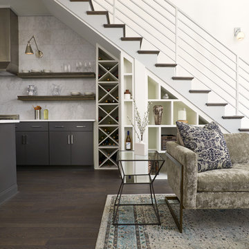 Model Home - Sherwin Williams Black Fox Cabinetry