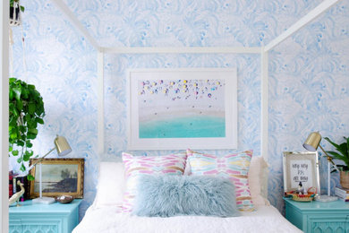 Inspiration for a contemporary bedroom remodel in Other