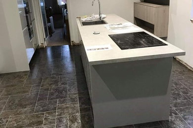 Photo of a medium sized contemporary kitchen in Glasgow.