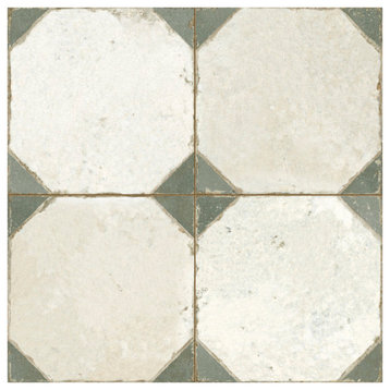 Kings Yard Sage Ceramic Floor and Wall Tile