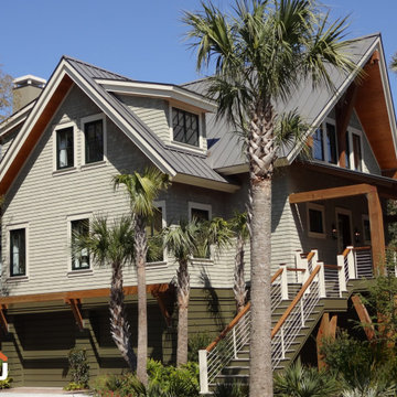 Coastal House - Svelte Sage NuCedar Shingle Siding