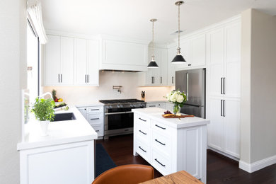 Inspiration for a transitional kitchen remodel in San Diego