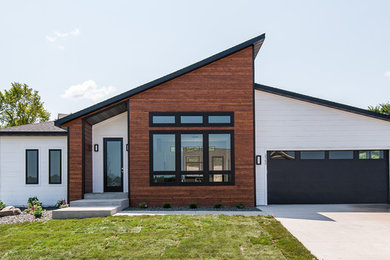 Inspiration for a contemporary exterior home remodel in Other