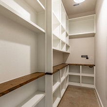 Concrete Walk-in Closet