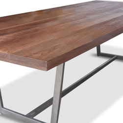 Tapered Walnut Table - Furniture