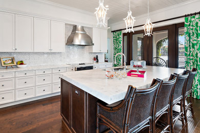 Example of a beach style kitchen design in Miami
