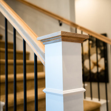Staircase, Dining Room and Living Room Remodel at Coto de Caza, CA