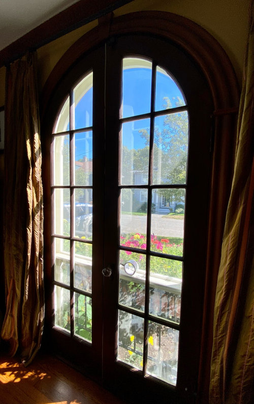 Round top French Doors exterior impossible to replace