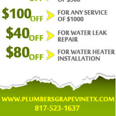 Plumbers Grapevine TX