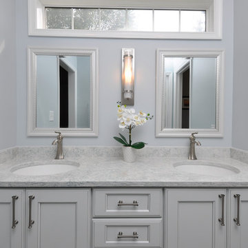 Key West Inspired Master Bathroom Design by Reico Kitchen & Bath