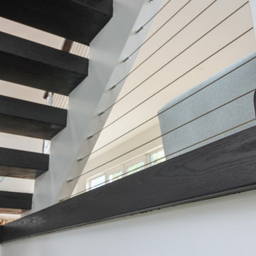Project #70 | Open-Riser Staircase with Cable Railing