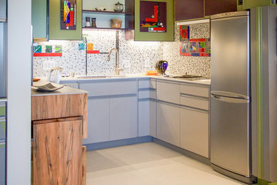 Inspiration for an eclectic kitchen remodel in Other