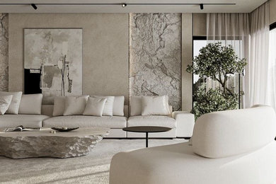 Living room - modern living room idea in Los Angeles