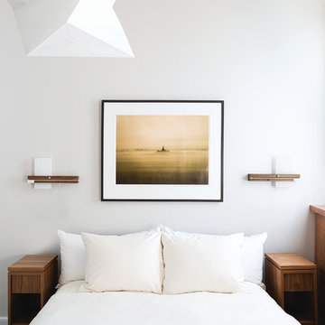 Levo LED Wall Sconce/Reading Light - Left Orientation + Hardwired - Oiled Walnut