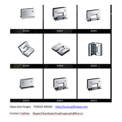 304 SS Shower Hinge,Glass Door Hinge - Tub And Shower Parts