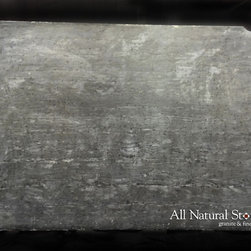 All Natural Stone - Black Meteorite Granite Slab - Kitchen Countertops