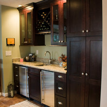 Basement wet bar