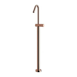 Milli Pure Floor Mounted Bath Mixer Rose Gold - Bathtub Taps