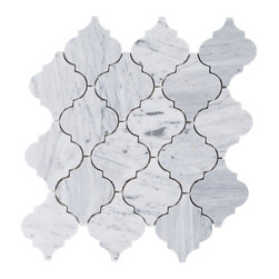 Bianco Carrara Lantern Marble Mosaic - Mosaic Tile