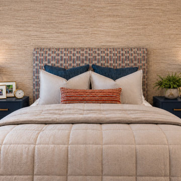 Warm Graphic Guest Room