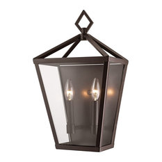 Millennium Lighting Outdoor, Powder Coat Bronze, Clear
