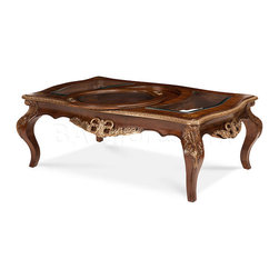 Imperial Court Radiant Chestnut Rectangular Cocktail Table - AICO - Coffee Tables