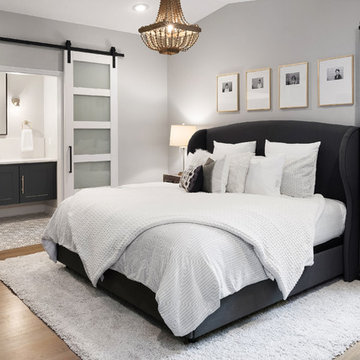 guest bedroom + bath