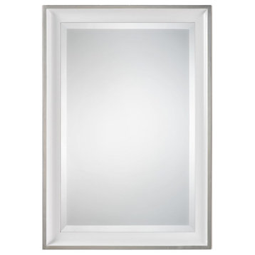 Uttermost Lahvahn White Silver Mirror, 9081