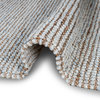 Handmade Chunky  Jute & Wool Loop Striped Rug by Tufty Home, Natural, 9x12